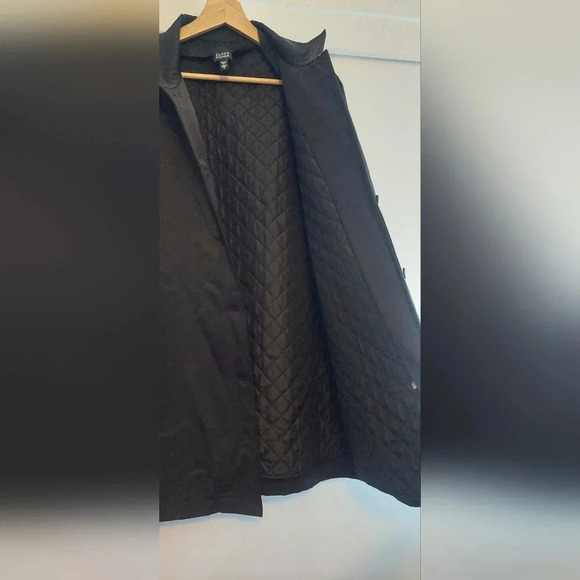 Eileen Fisher Jacket Like new Small Silk inner Minimalist Neutral Outdoors - Picture 9 of 9